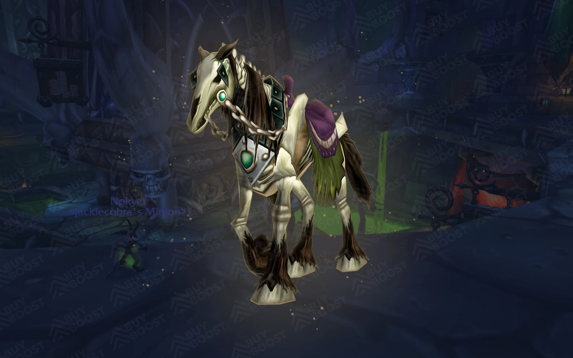 Brown Skeletal Horse Mount Brown Skeletal Horse Mount